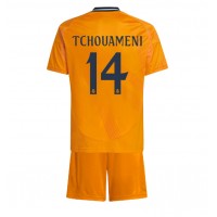 Real Madrid Aurelien Tchouameni #14 Replica Away Minikit 2024-25 Short Sleeve (+ pants)